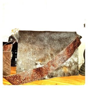 Leather Diaper Bag / Laptop Carrier